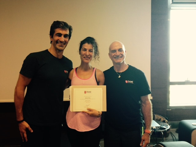 BASI Pilates Mentor Certificate in August 2015, Istanbul/ Turkey